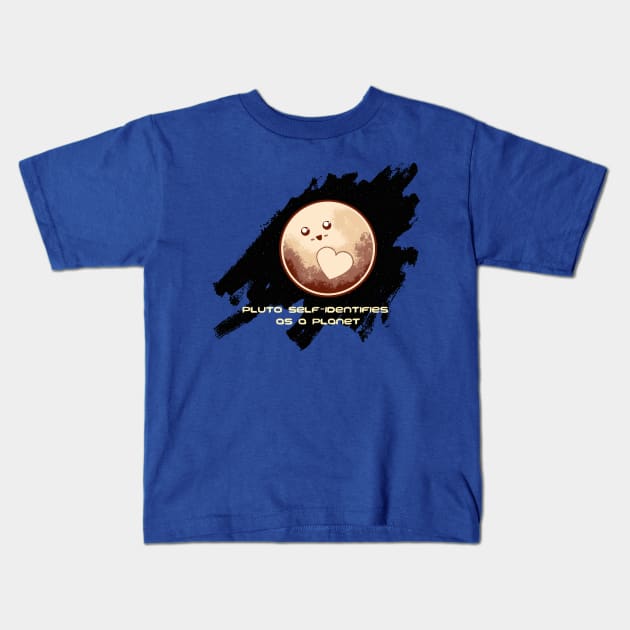 Pluto is a Planet Kids T-Shirt by GamerPiggy